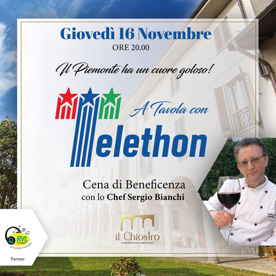 A tavola con telethon23